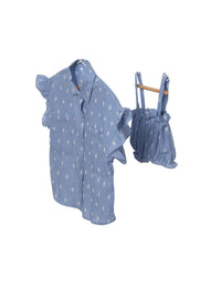 Túnica 2 peças Lavanda (Azul)  para Menina - Mayoral