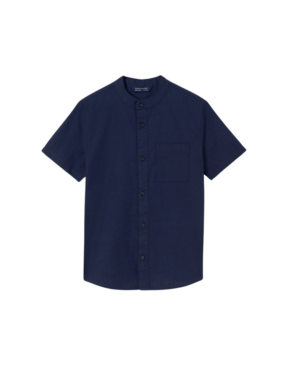 Camisa m/curta gola mao Marinho (Marinho)  para Menino - Mayoral