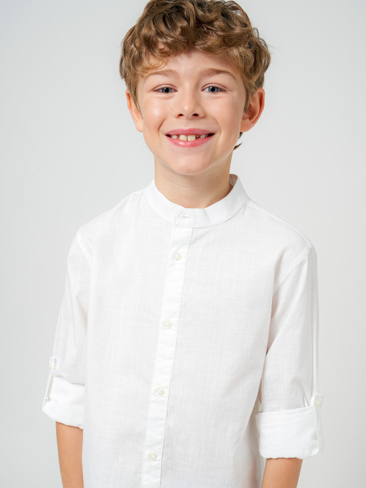Camisa m/comp. Branco (Branco)  para Menino - Mayoral