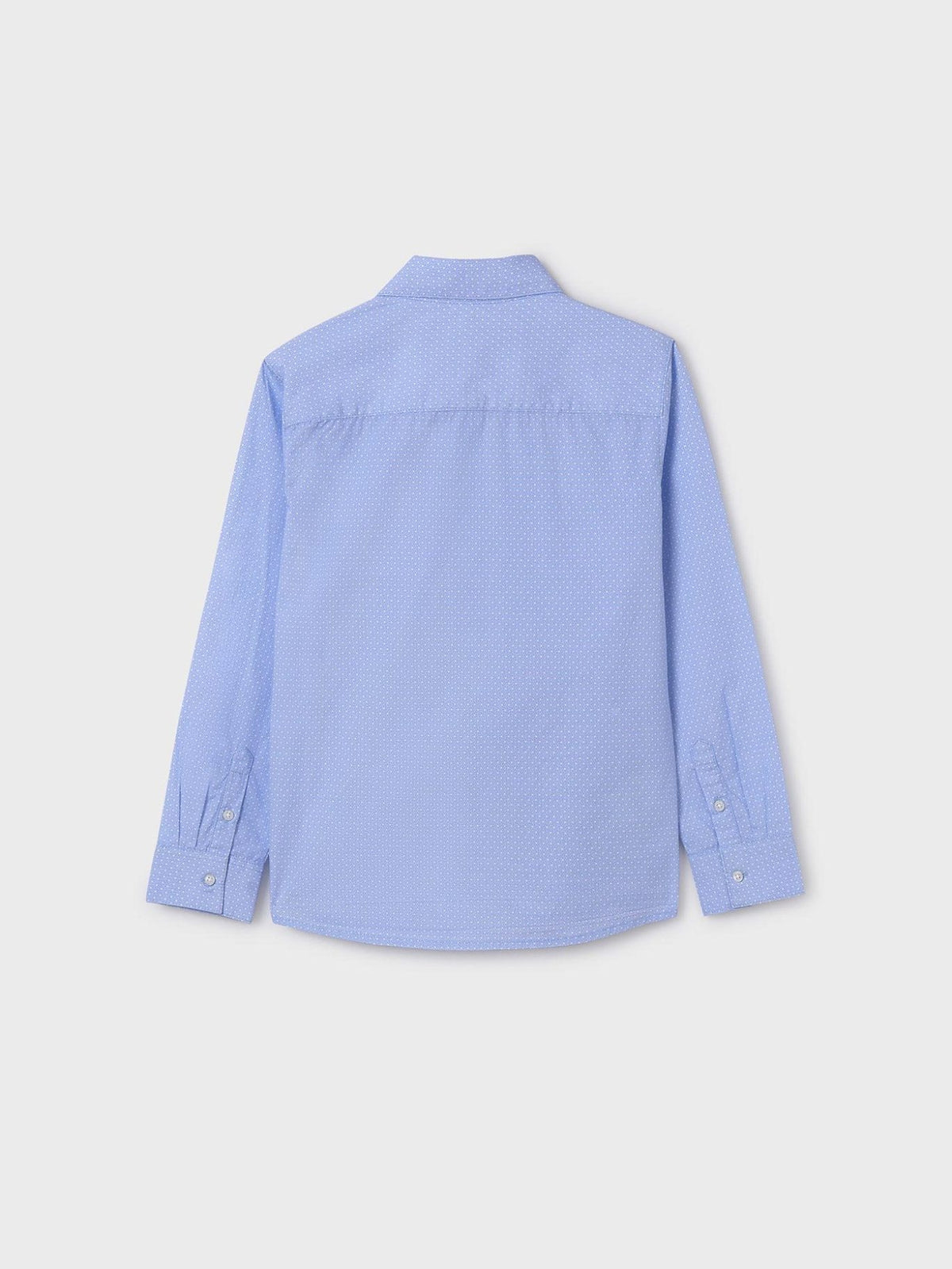 Camisa m/comp.microestampada Celeste (Celeste)  para Menino - Mayoral