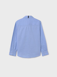 Camisa m/comp. vestir Celeste (Celeste)  para Menino - Mayoral