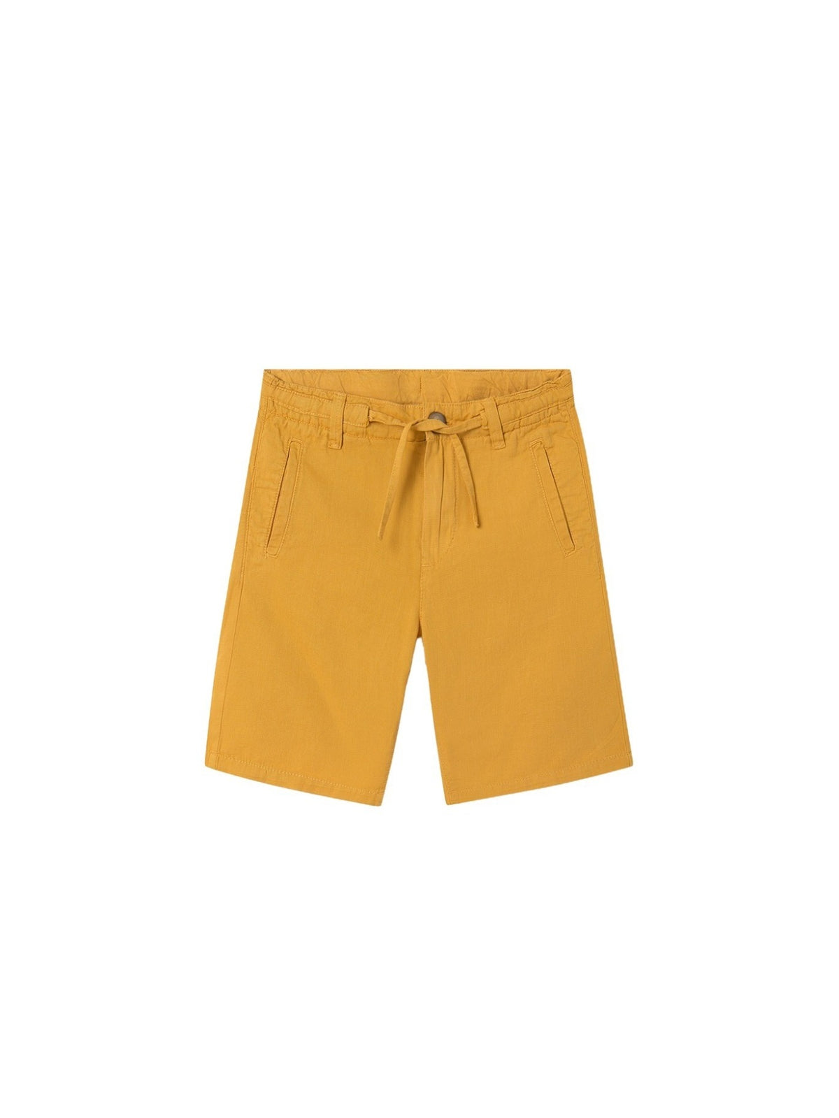 Calção algodão linho Ocre (Amarelo Ocre)  para Menino - Mayoral