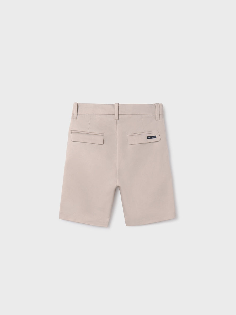 Calção slim suiting Rafia (Bege)  para Menino - Mayoral