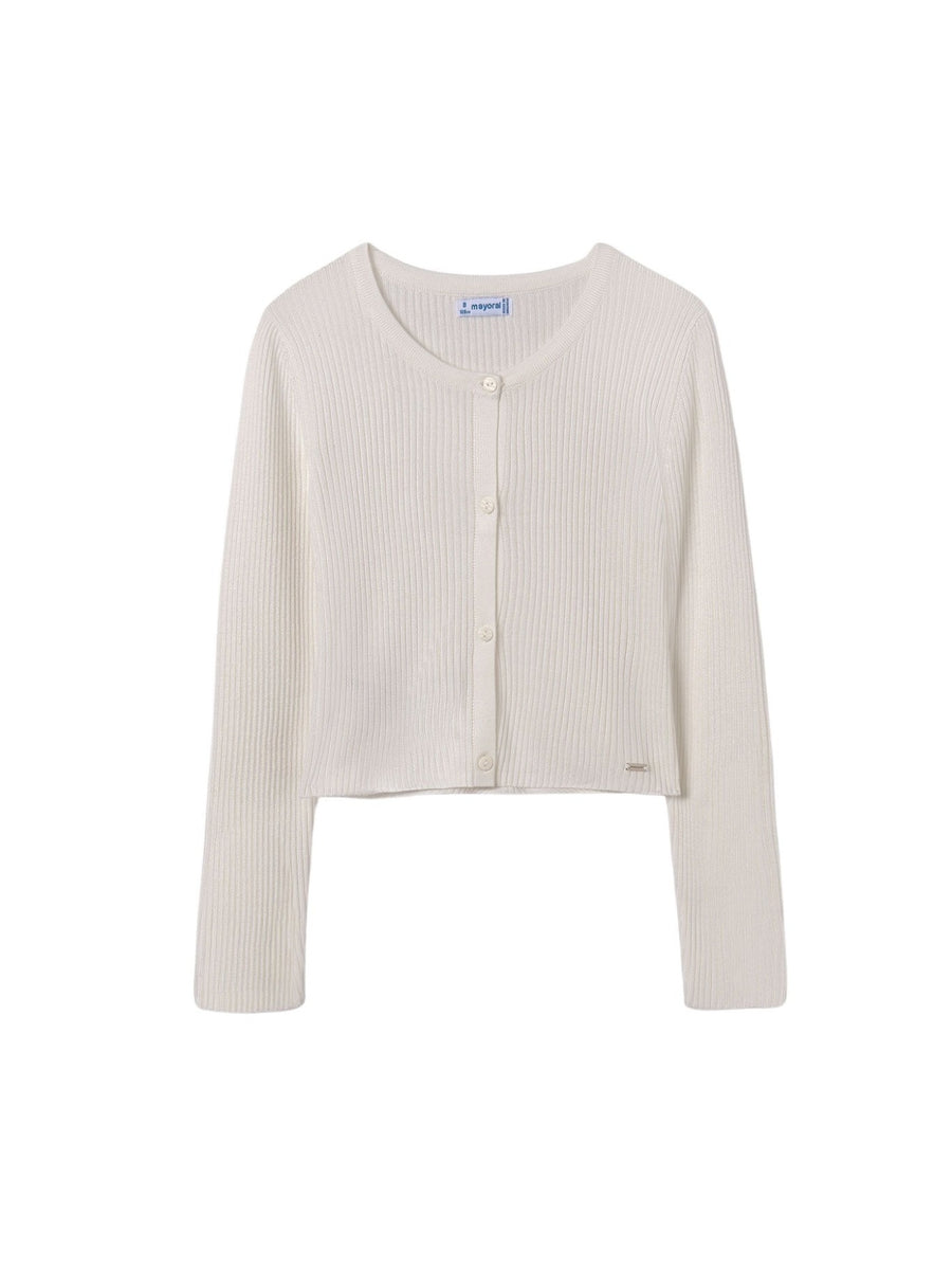 Casaco tricot Crú (Creme / Pérola)  para Menina - Mayoral