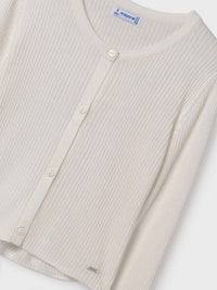 Casaco tricot Crú (Creme / Pérola)  para Menina - Mayoral