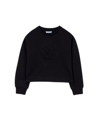 Sweat-shirt Preto (Preto)  para Menina - Mayoral