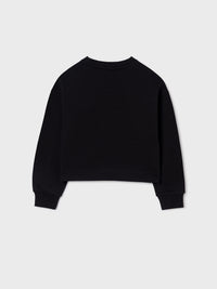 Sweat-shirt Preto (Preto)  para Menina - Mayoral