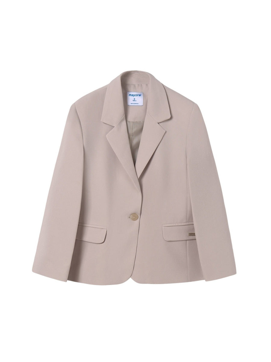 Blazer crepe Pedra (Bege)  para Menina - Mayoral