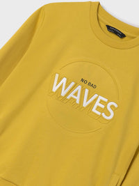 Sweat embossed Polen (Amarelo Ocre)  para Menino - Mayoral