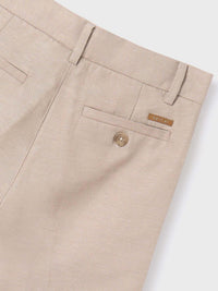 Calça natural suiting Coco (Bege)  para Menino - Mayoral