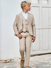 Calça natural suiting Coco (Bege)  para Menino - Mayoral