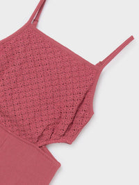 Macacão malha Colorete (Rosa Velho)  para Menina - Mayoral