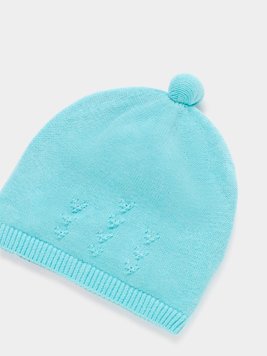 Gorro Tricot Cristal (Celeste)  para Bebé Menino - Mayoral