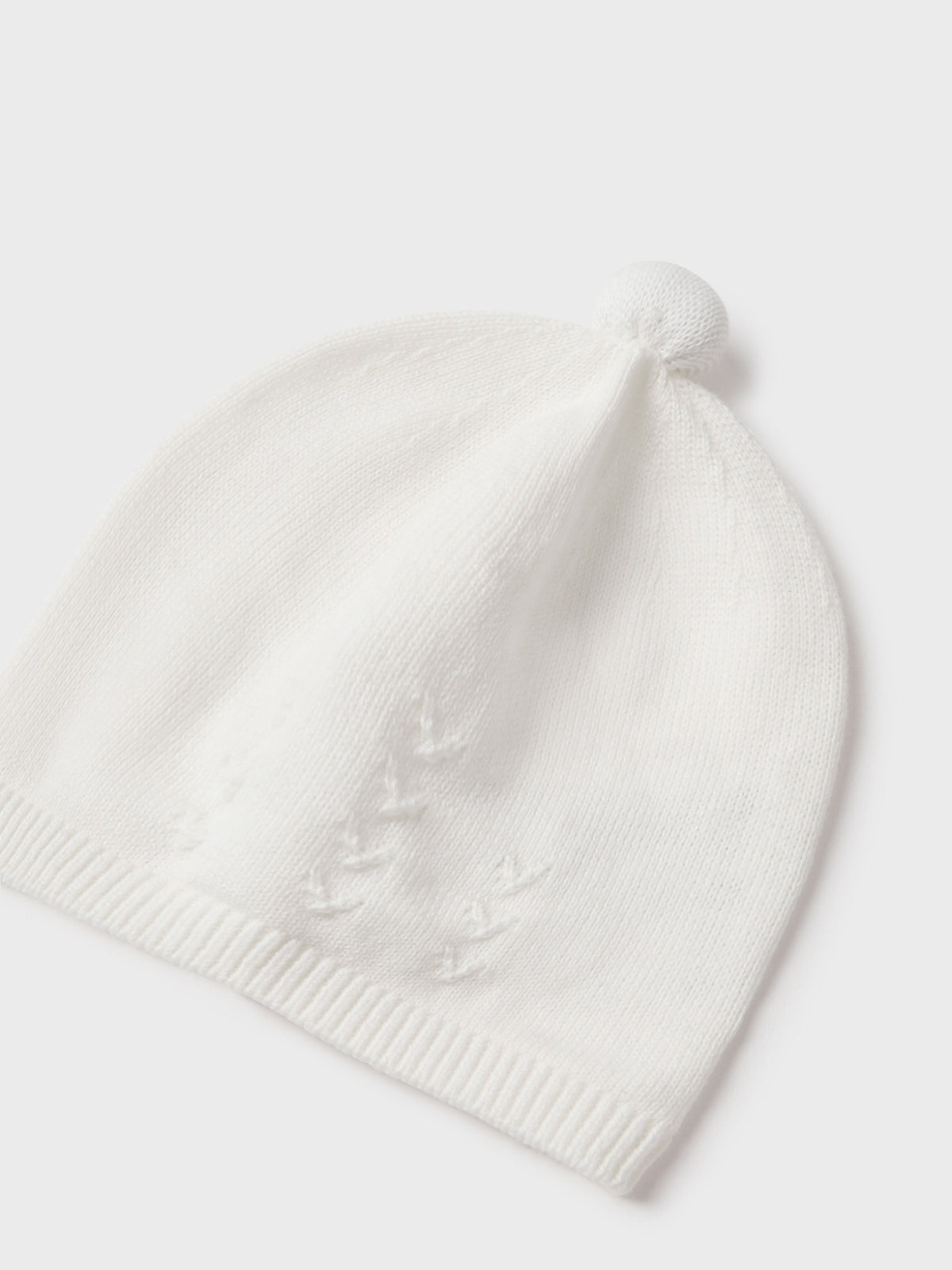 Gorro Tricot Crú (Creme / Pérola)  para Bebé Menino - Mayoral