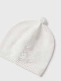 Gorro Tricot Crú (Creme / Pérola)  para Bebé Menino - Mayoral