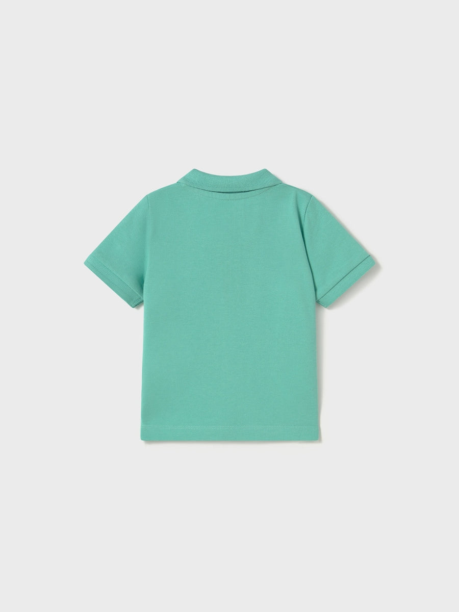 Polo m/curta granito básico Lago (Verde Água)  para Bebé Menino - Mayoral