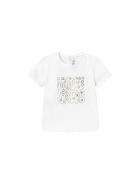 Camiseta básica Branco (Branco)  para Bebé Menina - Mayoral
