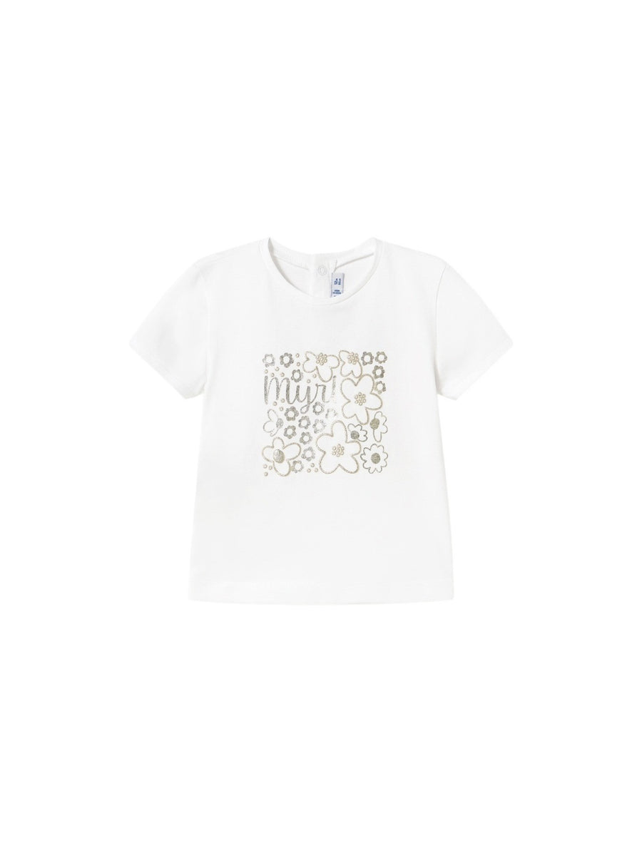 Camiseta básica Branco (Branco)  para Bebé Menina - Mayoral