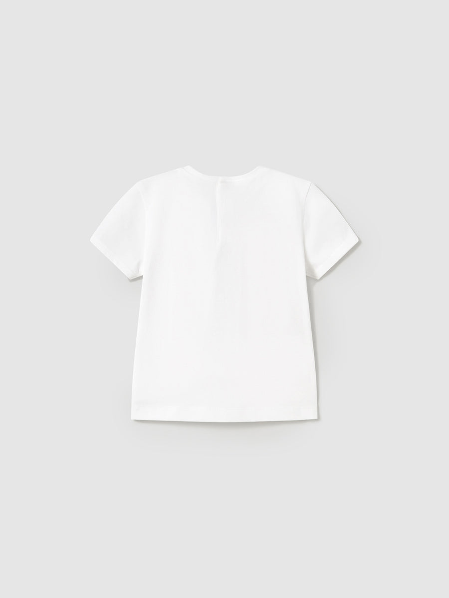 Camiseta básica Branco (Branco)  para Bebé Menina - Mayoral