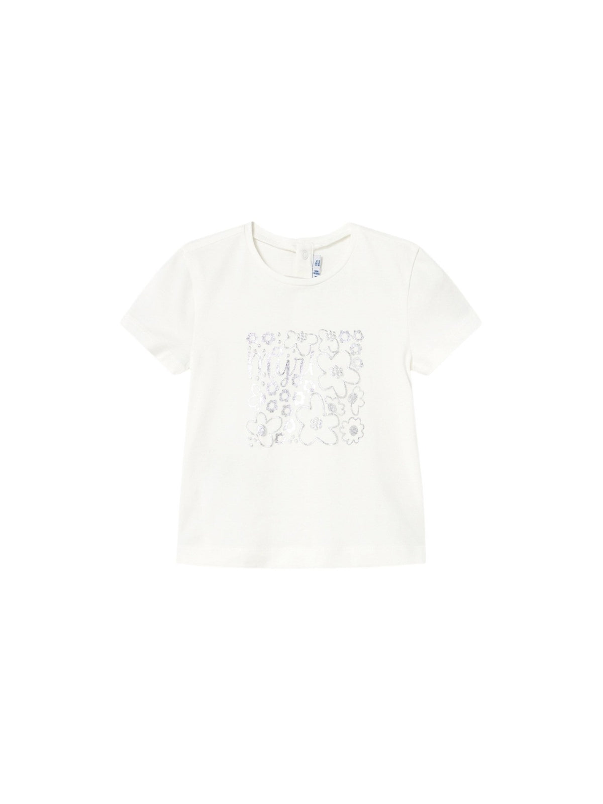 Camiseta básica Crú (Creme / Pérola)  para Bebé Menina - Mayoral