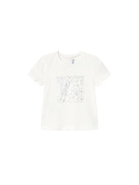 Camiseta básica Crú (Creme / Pérola)  para Bebé Menina - Mayoral