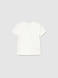 Camiseta básica Crú (Creme / Pérola)  para Bebé Menina - Mayoral