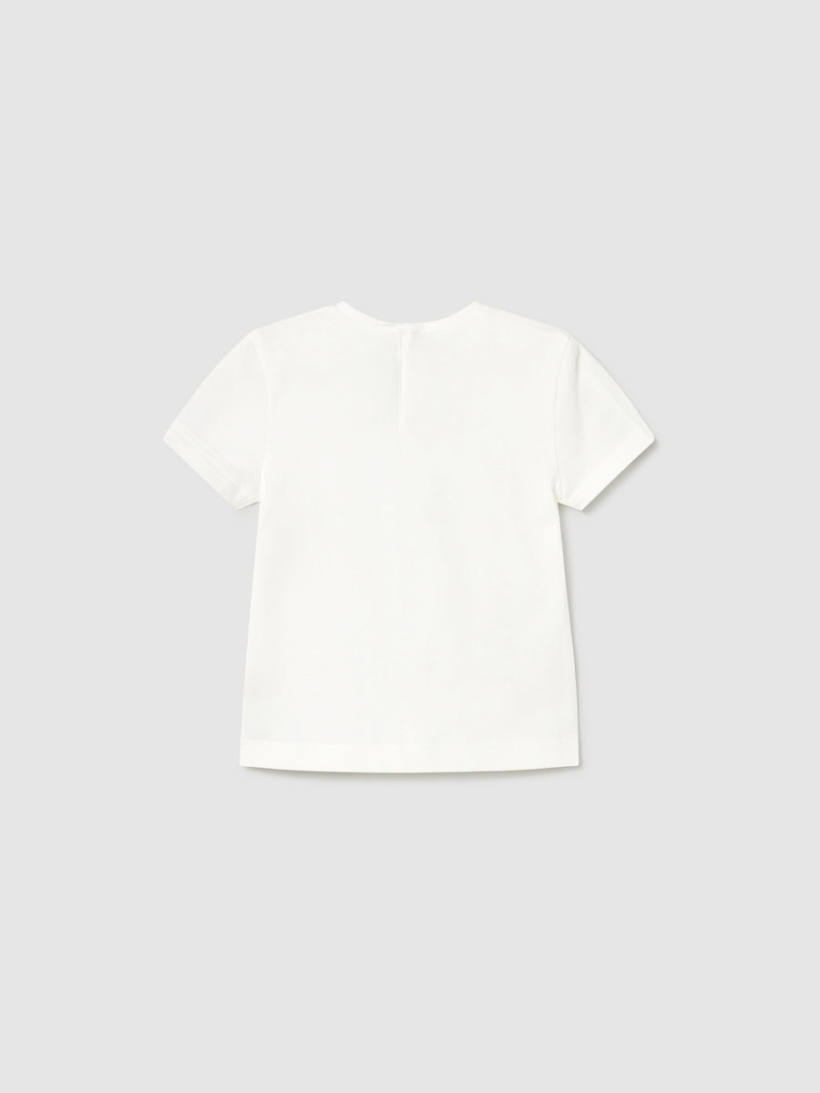 Camiseta básica Crú (Creme / Pérola)  para Bebé Menina - Mayoral