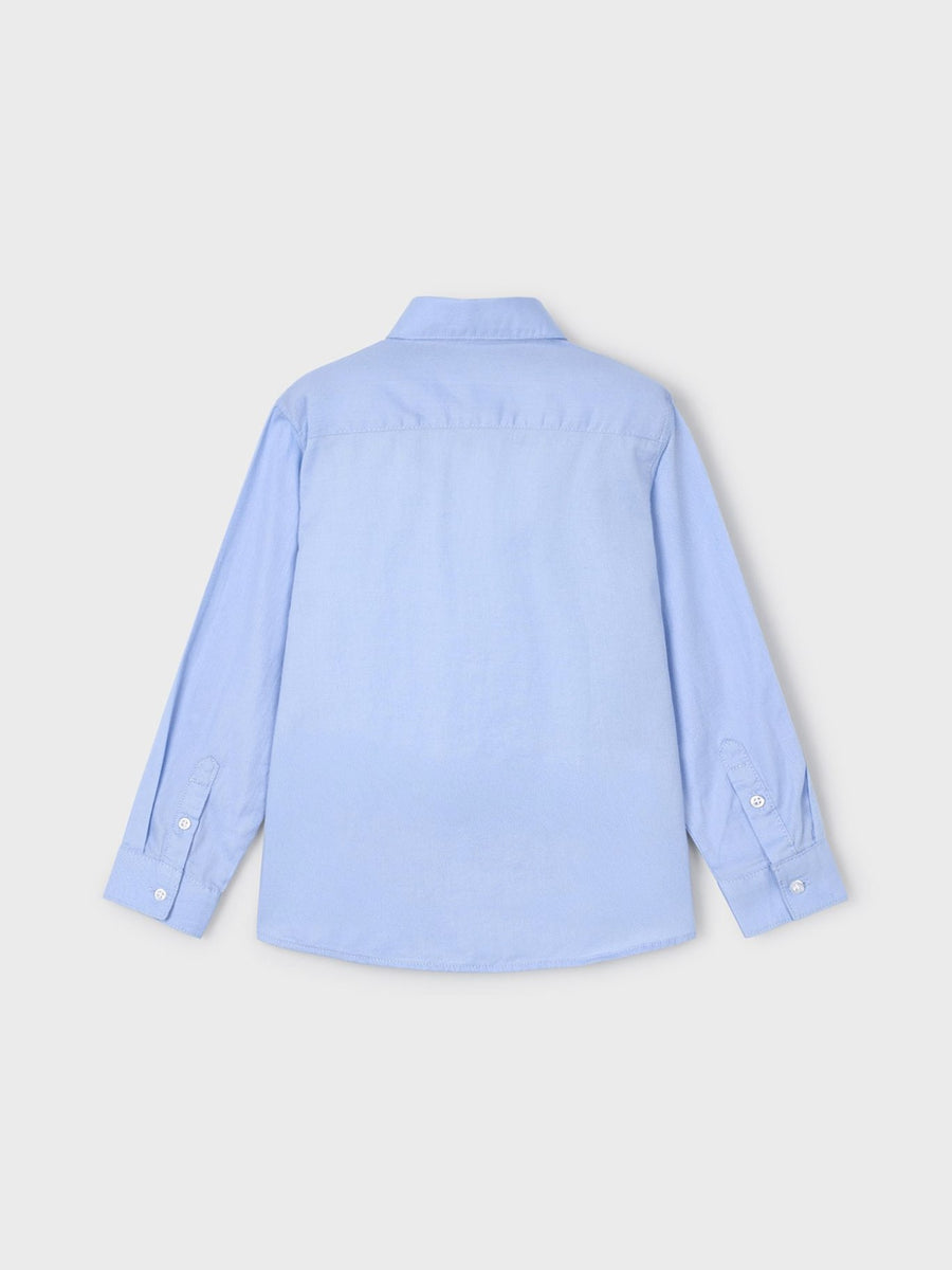 Camisa m/comp.básica Celeste (Celeste)  para Menino - Mayoral