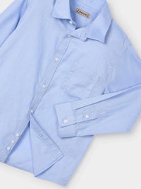 Camisa m/comp.básica Celeste (Celeste)  para Menino - Mayoral