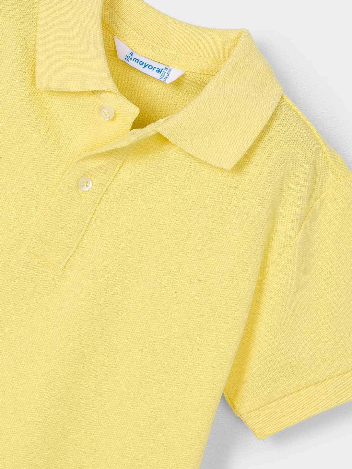 Polo m/curta granito básico Amarelo (Amarelo)  para Menino - Mayoral