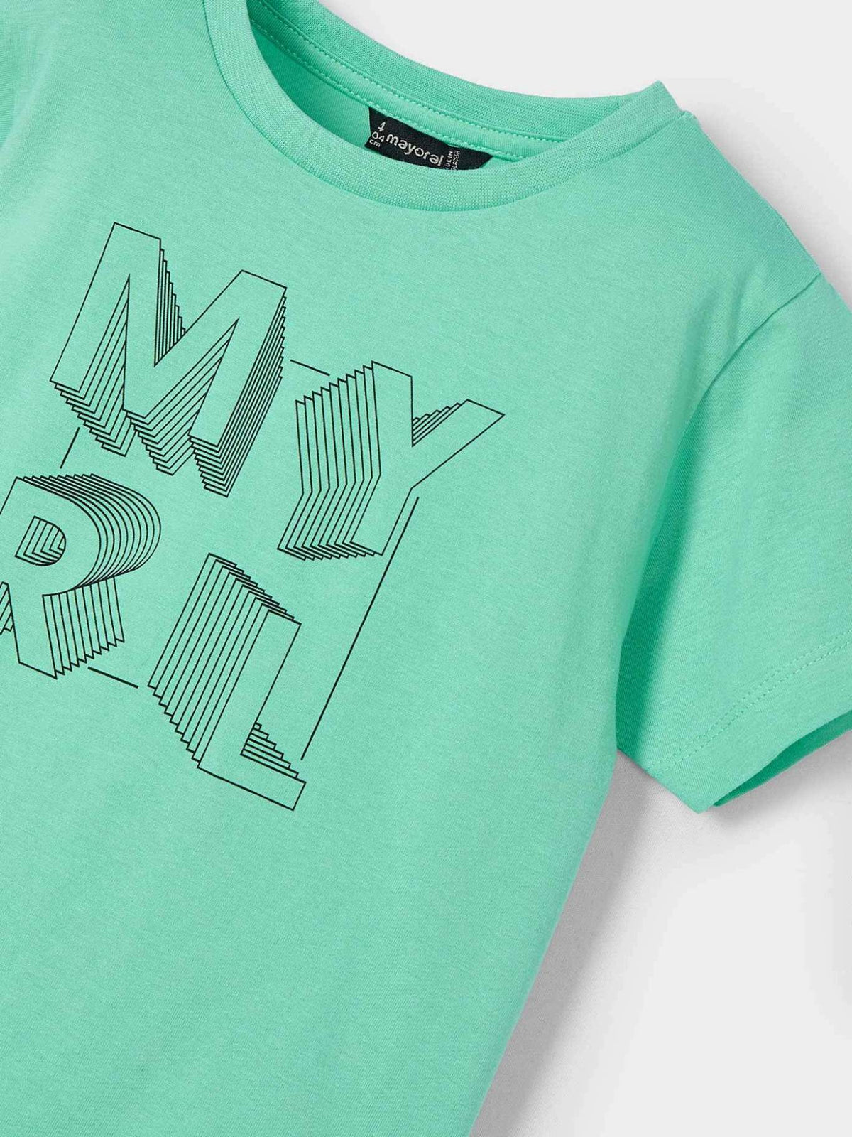 Camiseta básica Azul água (Verde Água)  para Menino - Mayoral