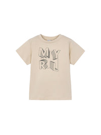 Camiseta básica Quartzo (Bege)  para Menino - Mayoral
