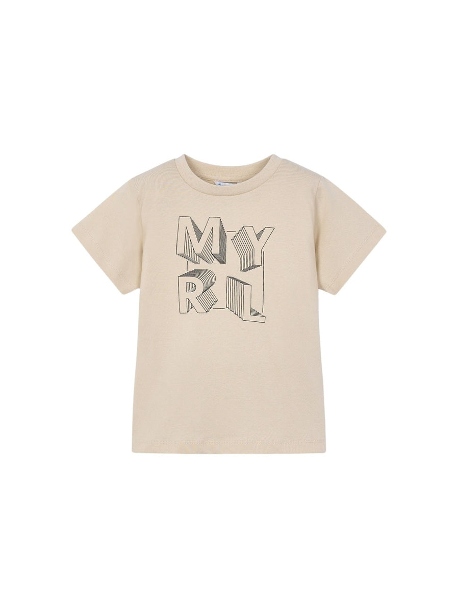 Camiseta básica Quartzo (Bege)  para Menino - Mayoral