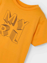 Camiseta básica Laranja (Laranja)  para Menino - Mayoral