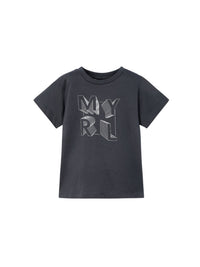 Camiseta básica Asfalto (Cinza Escuro)  para Menino - Mayoral
