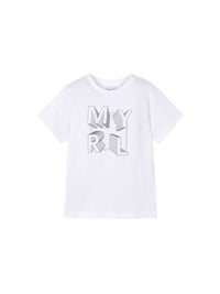Camiseta básica Branco (Branco)  para Menino - Mayoral