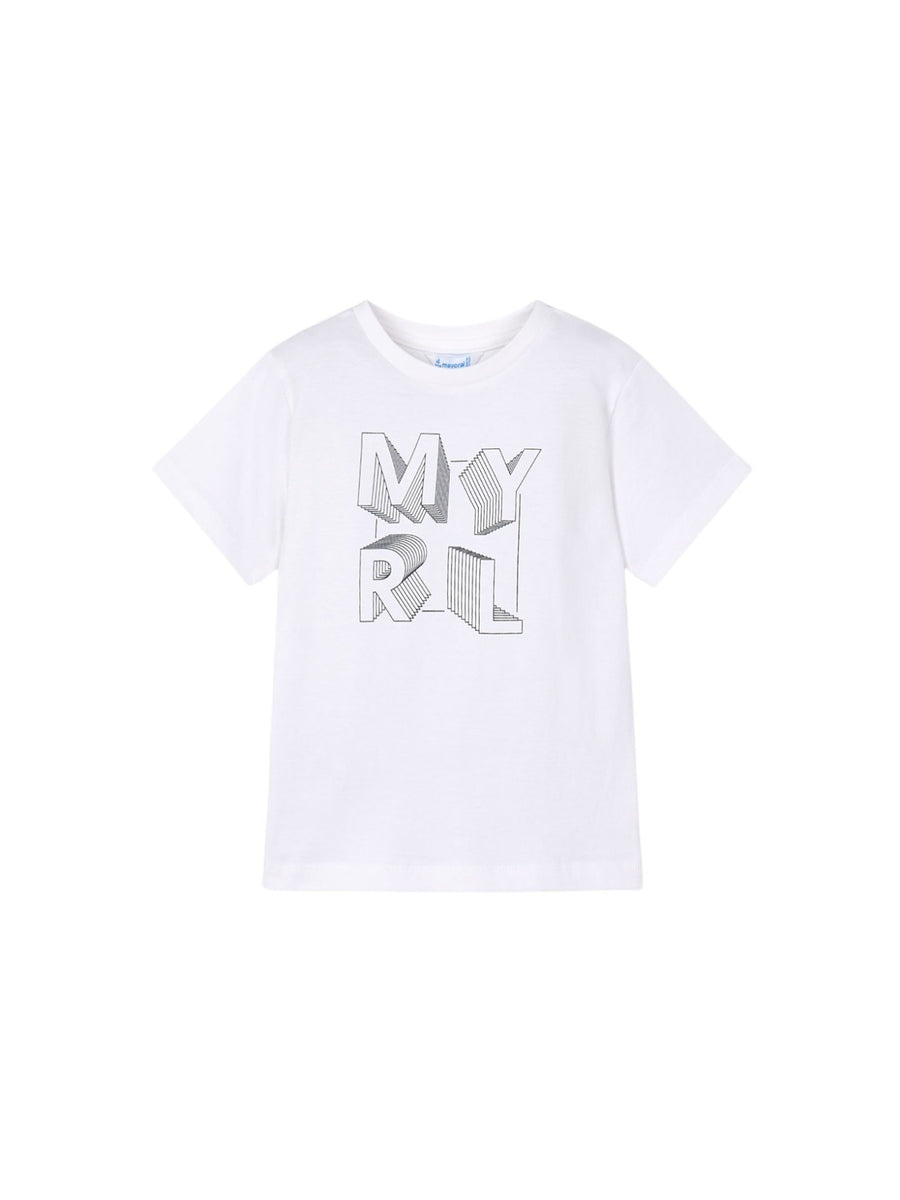 Camiseta básica Branco (Branco)  para Menino - Mayoral
