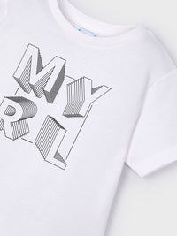 Camiseta básica Branco (Branco)  para Menino - Mayoral