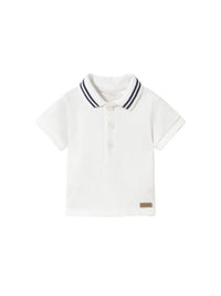 Polo m/curta granito básico Branco (Branco)  para Bebé Menino - Mayoral