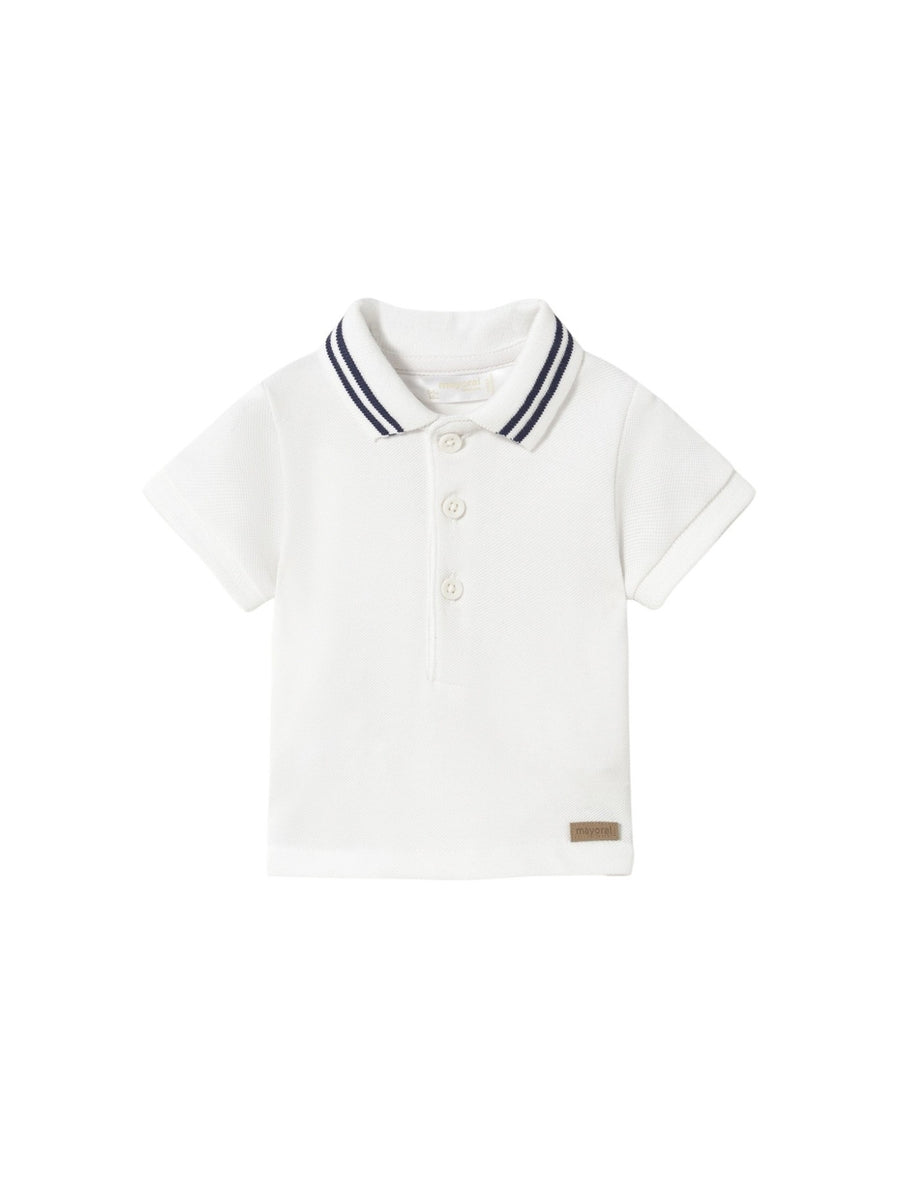 Polo m/curta granito básico Branco (Branco)  para Bebé Menino - Mayoral
