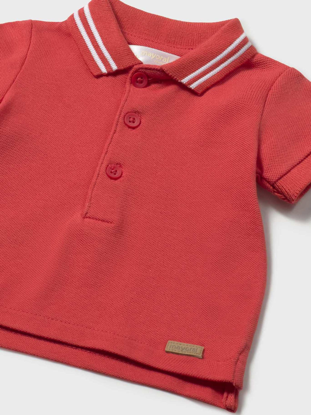 Polo m/curta granito básico Toranja (Laranja Outono)  para Bebé Menino - Mayoral
