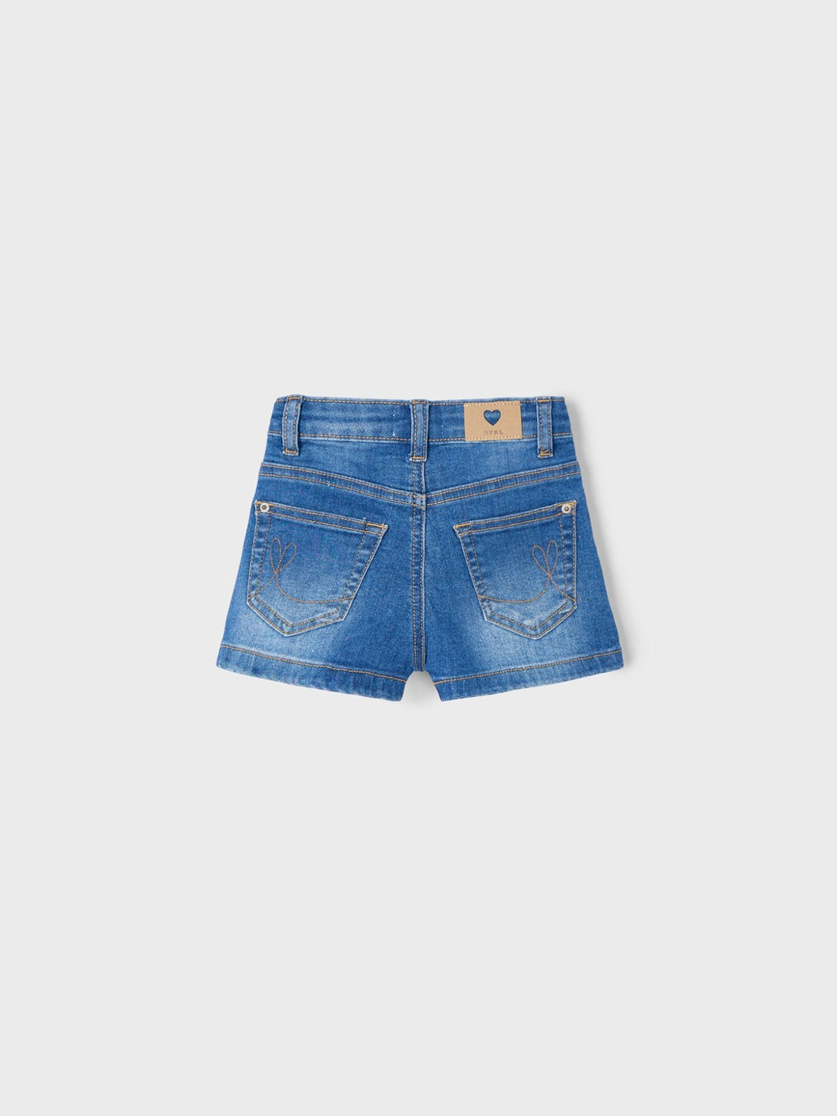 Short ganga básico Base (Ganga c/ Lavagem)  para Menina - Mayoral
