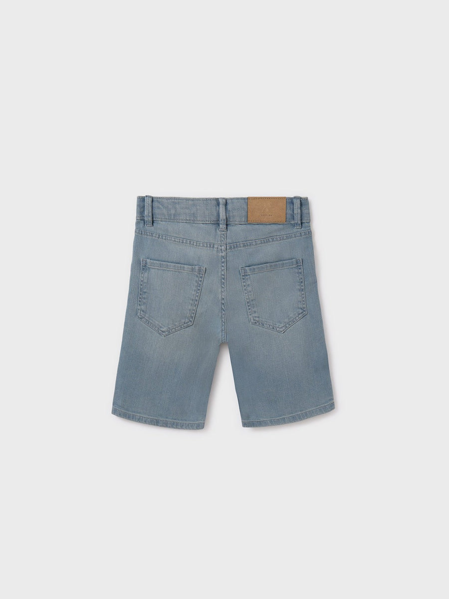 Bermuda ganga basica Grey blue (Ganga c/ Lavagem)  para Menino - Mayoral