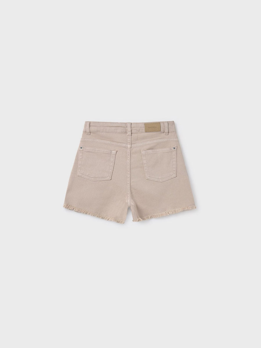 Short sarja básico Areia (Bege)  para Menina - Mayoral