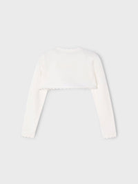 Casaco bolero tricô básico Crú (Creme / Pérola)  para Menina - Mayoral