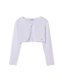 Casaco tricot básico Branco (Branco)  para Menina - Mayoral
