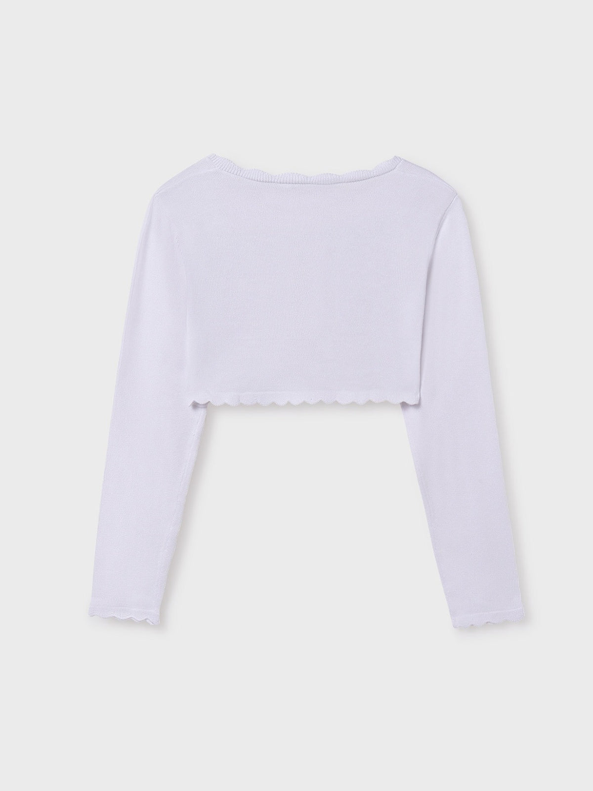 Casaco tricot básico Branco (Branco)  para Menina - Mayoral
