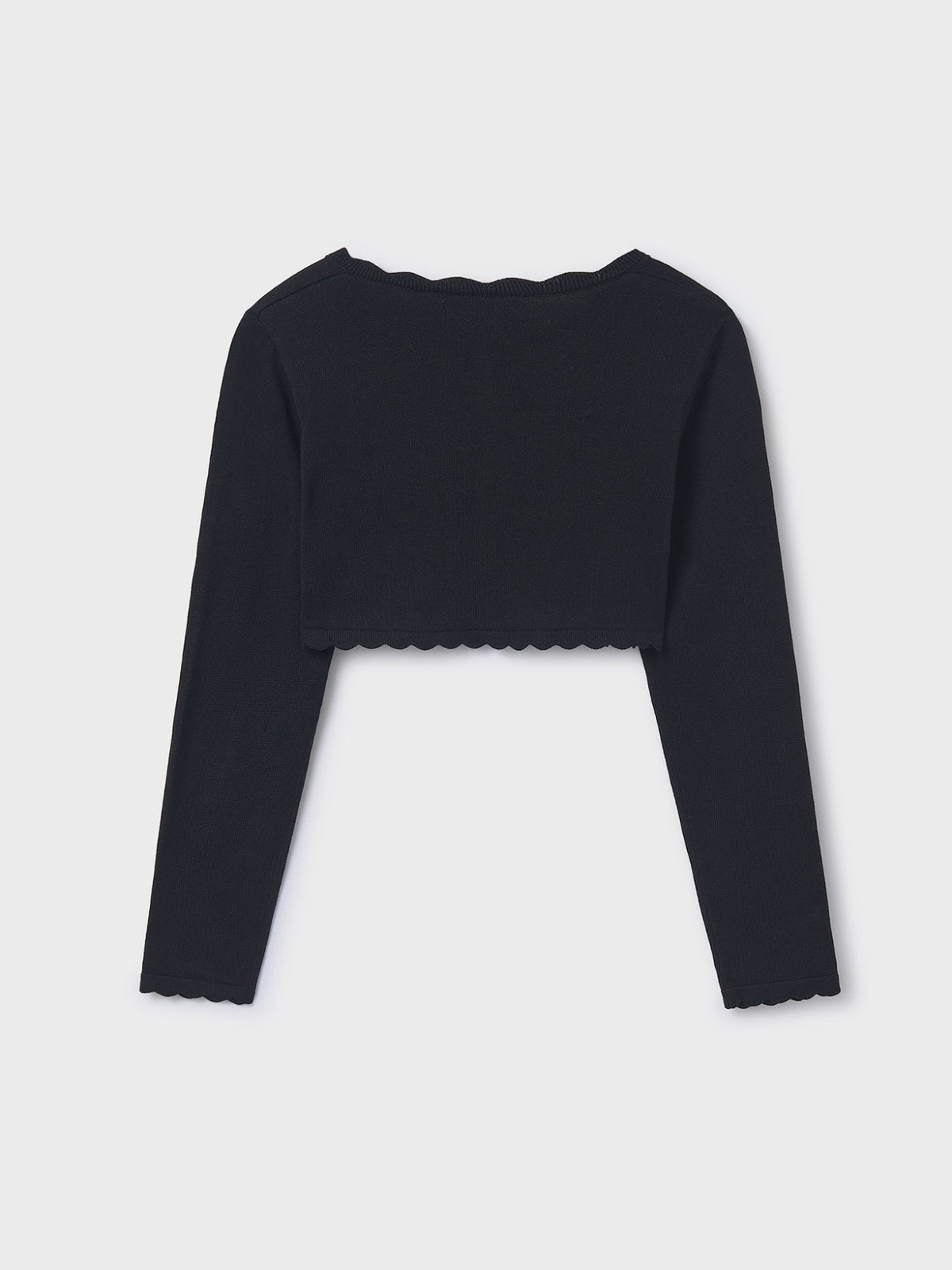 Casaco tricot básico Preto (Preto)  para Menina - Mayoral