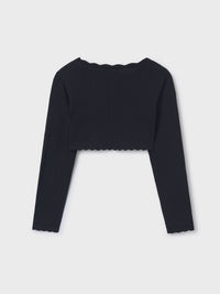 Casaco tricot básico Preto (Preto)  para Menina - Mayoral