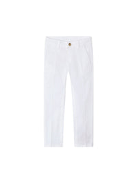 Calça sarja básica Branco (Branco)  para Menino - Mayoral